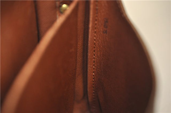 Authentic Louis Vuitton Monogram Cartouchiere MM M51253 Shoulder Cross Bag 2030G