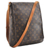 Authentic Louis Vuitton Monogram Musette Shoulder Cross Body Bag M51256 LV 2031G