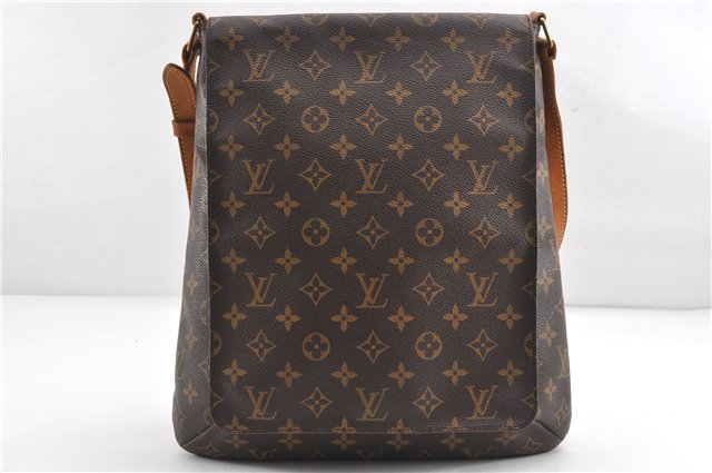 Authentic Louis Vuitton Monogram Musette Shoulder Cross Body Bag M51256 LV 2031G