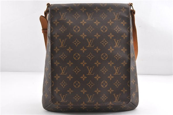 Authentic Louis Vuitton Monogram Musette Shoulder Cross Body Bag M51256 LV 2031G