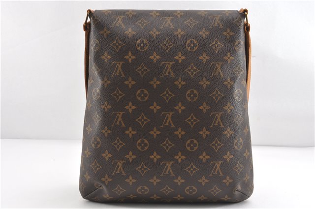 Authentic Louis Vuitton Monogram Musette Shoulder Cross Body Bag M51256 LV 2031G