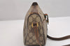 Authentic GUCCI Web Sherry Line Shoulder Cross Bag GG PVC Leather Brown 2031I