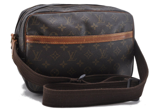 Auth Louis Vuitton Monogram Reporter PM Shoulder Cross Body Bag M45254 LV 2032D