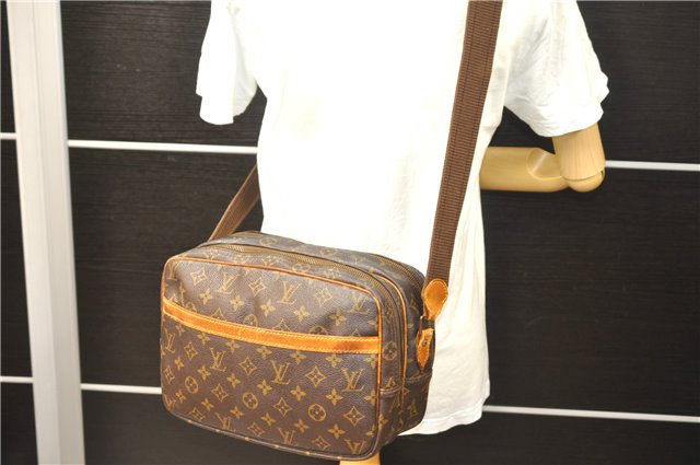 Auth Louis Vuitton Monogram Reporter PM Shoulder Cross Body Bag M45254 LV 2032D