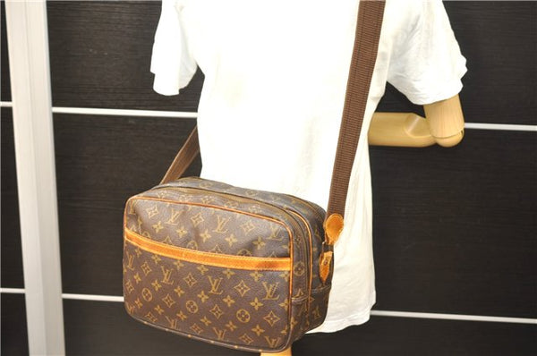 Auth Louis Vuitton Monogram Reporter PM Shoulder Cross Body Bag M45254 LV 2032D