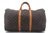 Auth Louis Vuitton Monogram Keepall Bandouliere 50 Boston Bag M41416 LV 2033D