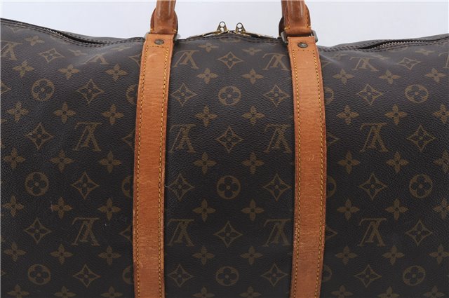 Auth Louis Vuitton Monogram Keepall Bandouliere 50 Boston Bag M41416 LV 2033D