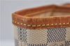 Authentic Louis Vuitton Damier Azur Neverfull PM Tote Bag N51110 LV 2034F
