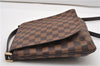 Authentic Louis Vuitton Damier Musette Salsa Long Shoulder Bag N51300 LV 2035G