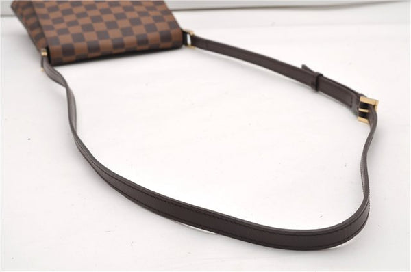 Authentic Louis Vuitton Damier Musette Salsa Long Shoulder Bag N51300 LV 2035G