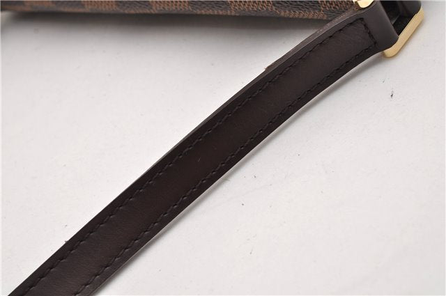 Authentic Louis Vuitton Damier Musette Salsa Long Shoulder Bag N51300 LV 2035G