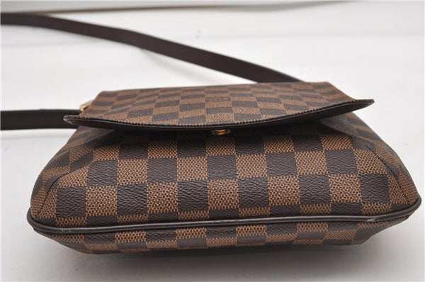 Authentic Louis Vuitton Damier Musette Salsa Long Shoulder Bag N51300 LV 2035G