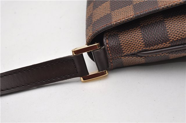 Authentic Louis Vuitton Damier Musette Salsa Long Shoulder Bag N51300 LV 2035G