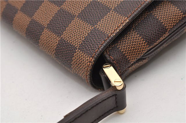 Authentic Louis Vuitton Damier Musette Salsa Long Shoulder Bag N51300 LV 2035G