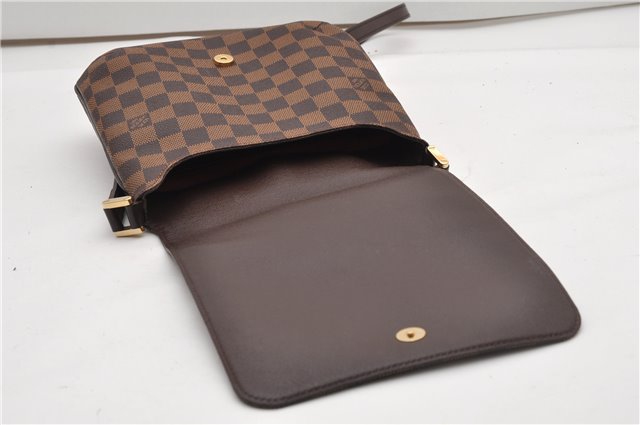 Authentic Louis Vuitton Damier Musette Salsa Long Shoulder Bag N51300 LV 2035G
