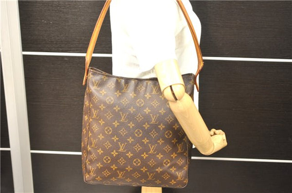 Authentic Louis Vuitton Monogram Looping GM Shoulder Bag M51145 LV 2036D
