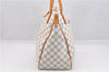 Authentic Louis Vuitton Damier Azur Figheri GM Shoulder Tote Bag N41175 LV 2036G