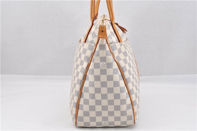 Authentic Louis Vuitton Damier Azur Figheri GM Shoulder Tote Bag N41175 LV 2036G