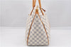 Authentic Louis Vuitton Damier Azur Figheri GM Shoulder Tote Bag N41175 LV 2036G