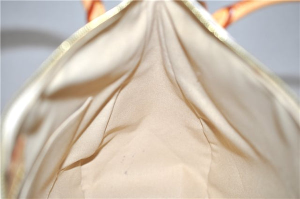 Authentic Louis Vuitton Damier Azur Figheri GM Shoulder Tote Bag N41175 LV 2036G