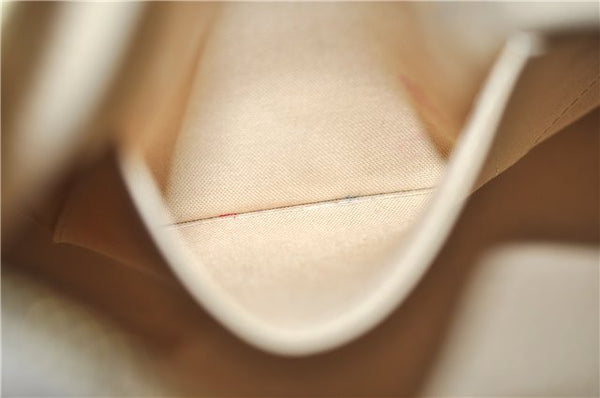 Authentic Louis Vuitton Damier Azur Figheri GM Shoulder Tote Bag N41175 LV 2036G