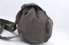Authentic PRADA Nylon Leather Backpack Khaki Green 2037D