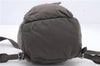 Authentic PRADA Nylon Leather Backpack Khaki Green 2037D