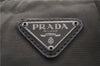 Authentic PRADA Nylon Leather Backpack Khaki Green 2037D