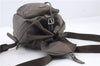 Authentic PRADA Nylon Leather Backpack Khaki Green 2037D