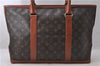 Auth Louis Vuitton Monogram Sac Weekend PM Vintage Tote Hand Bag M42425 LV 2038D