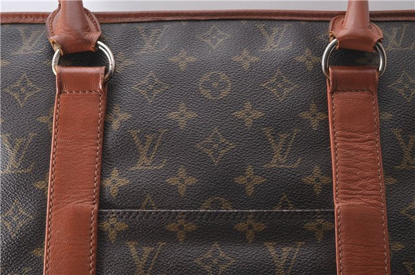 Auth Louis Vuitton Monogram Sac Weekend PM Vintage Tote Hand Bag M42425 LV 2038D