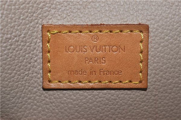 Authentic Louis Vuitton Monogram Sac Plat Hand Bag M51140 LV 2039D