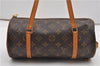 Authentic Louis Vuitton Monogram Papillon 28 Hand Bag LV Junk 2040G