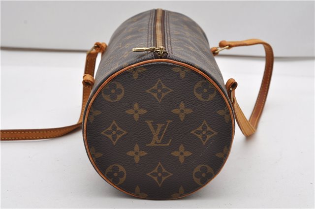 Authentic Louis Vuitton Monogram Papillon 28 Hand Bag LV Junk 2040G