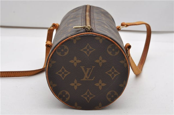 Authentic Louis Vuitton Monogram Papillon 28 Hand Bag LV Junk 2040G