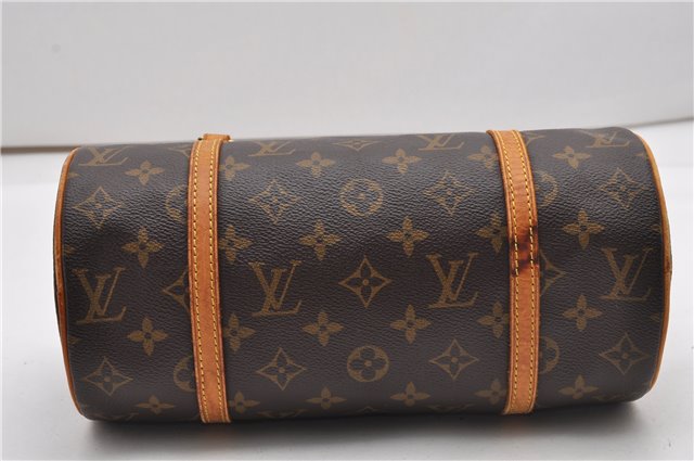 Authentic Louis Vuitton Monogram Papillon 28 Hand Bag LV Junk 2040G