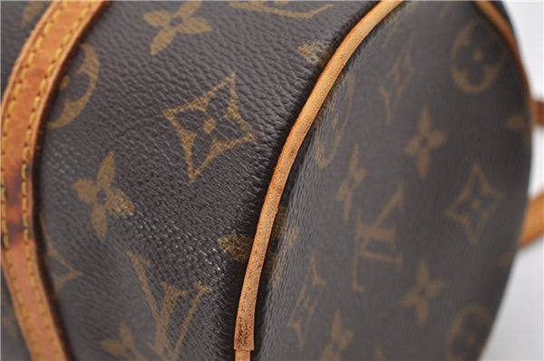 Authentic Louis Vuitton Monogram Papillon 28 Hand Bag LV Junk 2040G