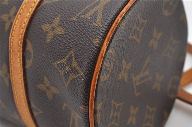 Authentic Louis Vuitton Monogram Papillon 28 Hand Bag LV Junk 2040G