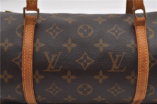 Authentic Louis Vuitton Monogram Papillon 28 Hand Bag LV Junk 2040G
