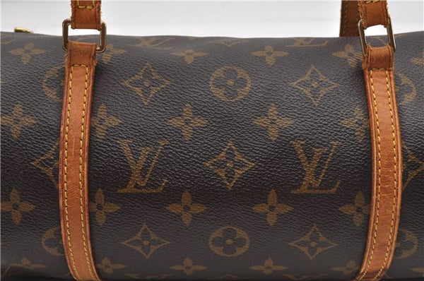 Authentic Louis Vuitton Monogram Papillon 28 Hand Bag LV Junk 2040G