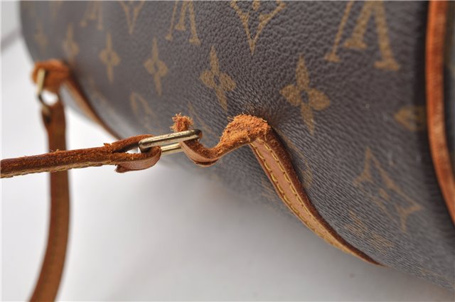 Authentic Louis Vuitton Monogram Papillon 28 Hand Bag LV Junk 2040G