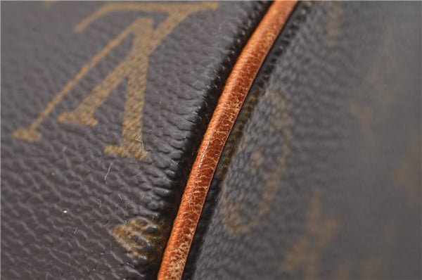 Authentic Louis Vuitton Monogram Papillon 28 Hand Bag LV Junk 2040G