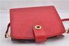 Authentic Louis Vuitton Epi Capucines Shoulder Crossbody Bag Red M52347 LV 2041F