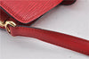 Authentic Louis Vuitton Epi Capucines Shoulder Crossbody Bag Red M52347 LV 2041F