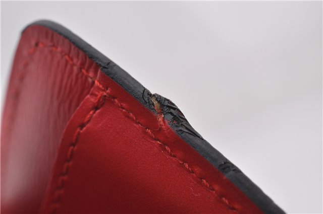 Authentic Louis Vuitton Epi Capucines Shoulder Crossbody Bag Red M52347 LV 2041F