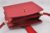 Authentic Louis Vuitton Epi Capucines Shoulder Crossbody Bag Red M52347 LV 2041F