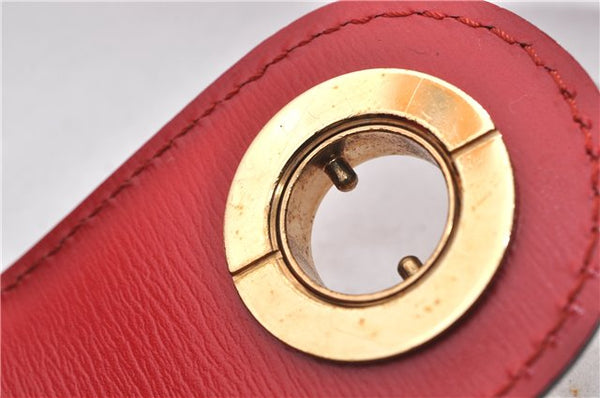 Authentic Louis Vuitton Epi Capucines Shoulder Crossbody Bag Red M52347 LV 2041F