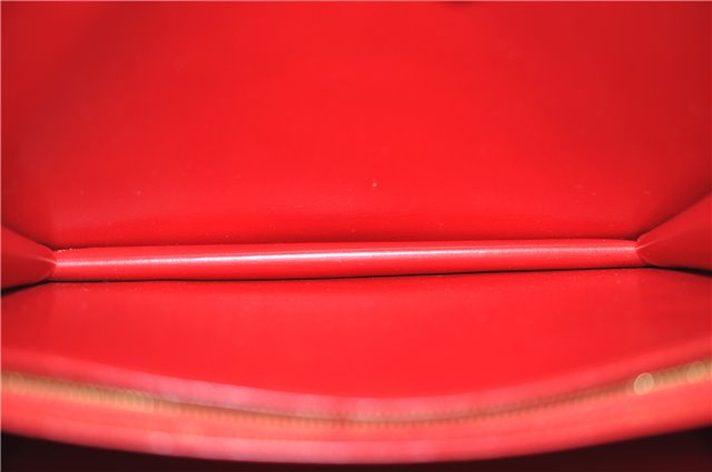 Authentic Louis Vuitton Epi Capucines Shoulder Crossbody Bag Red M52347 LV 2041F