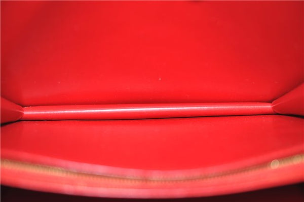 Authentic Louis Vuitton Epi Capucines Shoulder Crossbody Bag Red M52347 LV 2041F