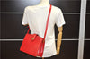 Authentic Louis Vuitton Epi Capucines Shoulder Crossbody Bag Red M52347 LV 2041F